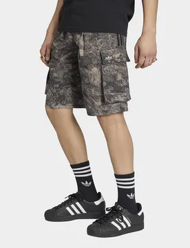 Mens Short Cargo Adilenium Season 5 Aop - Bianco, bianco bianco Uomo taglia 36" - Adidas - FashionsVida