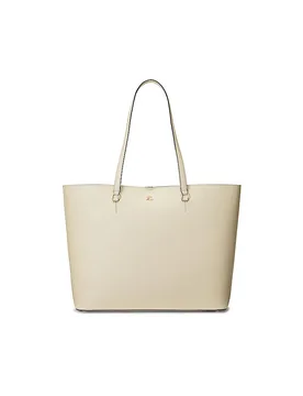 Bolso de cuero - Shopper KARLY TOTE Large crema - Ralph Lauren - FashionsVida