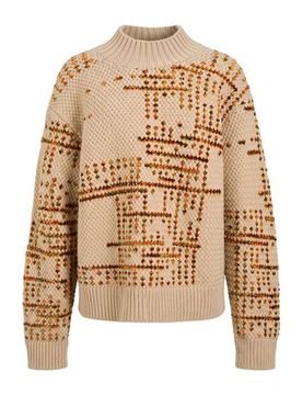 Cuello alto Mujer Beige L Mujer