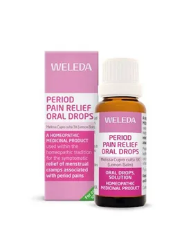 Period Pain Relief Oral Drops in Pink - Pink - Size: One Size - Weleda - FashionsVida