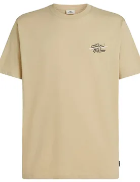 T-shirt à Manches Courtes Retro Back Print Cocoa Sand M - O´neill - FashionsVida