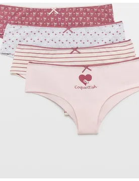 Pack 4 hipster coquettish - Easy Wear - FashionsVida