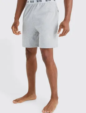 Men's Loungewear Short Grey Size Small Grey S - boohooMAN - FashionsVida