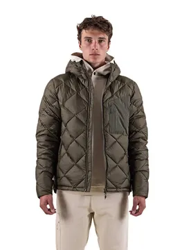 Veste En Duvet Ultralight Hood Forest Green XS