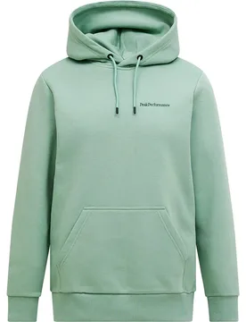 Felpa Con Cappuccio Original Small Logo Green Valley S - Peak Performance - FashionsVida