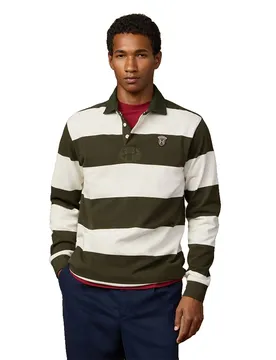 Polo à Manches Longues Hm5700009 Off White S