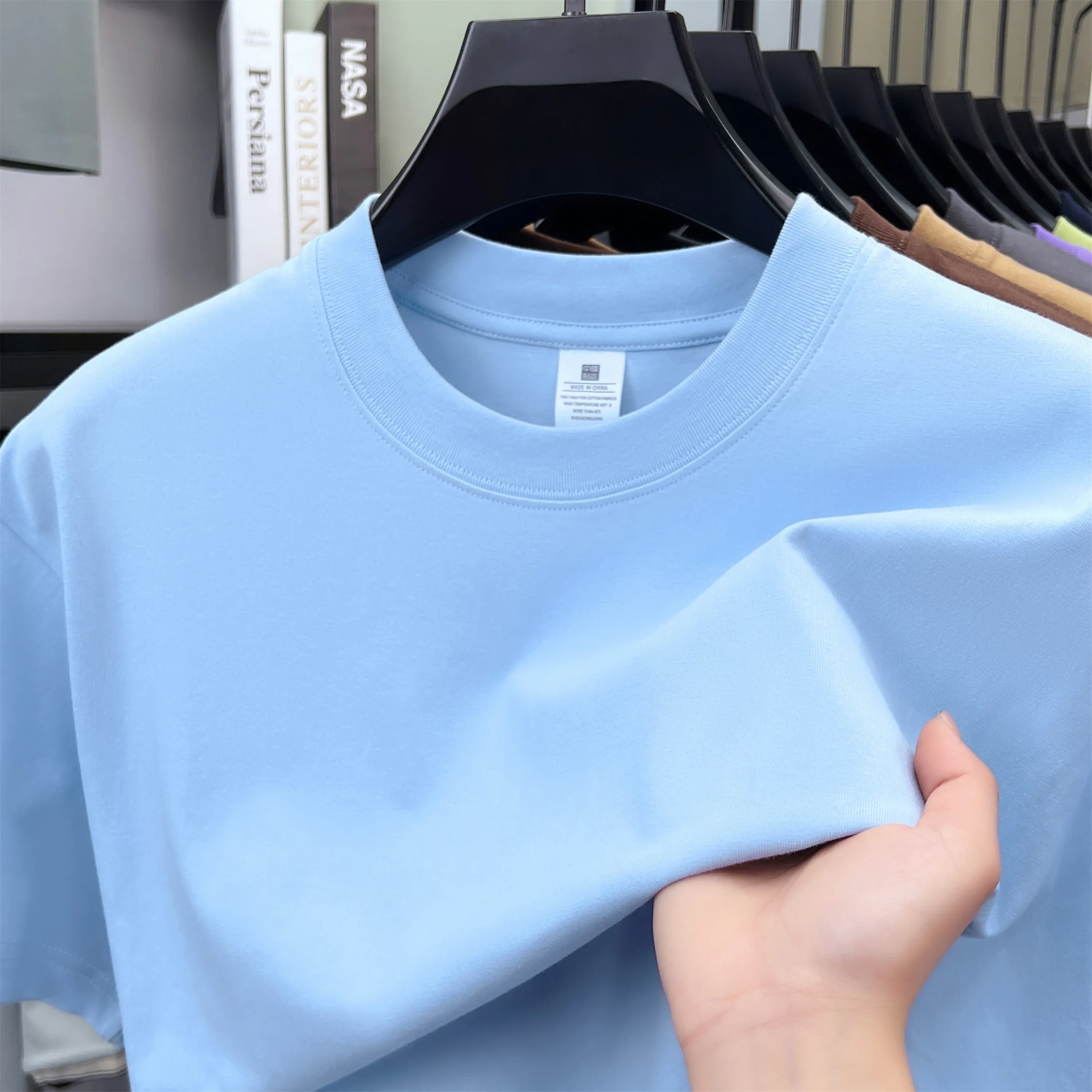 Basic versatile T-shirt, can be worn alone or as a layer, suitable for spring, summer, and autumn - Aliexpress - FashionsVida