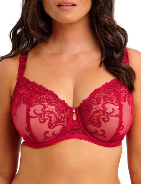 Womens Portia Balconette Bra - Red Polyamide - Size 32ff - Fantasie - FashionsVida