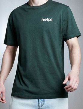 MEN`S T-SHIRT - verde petrolio