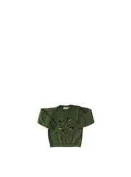 Maglione cotone lana VERDE MILITARE 092/24M