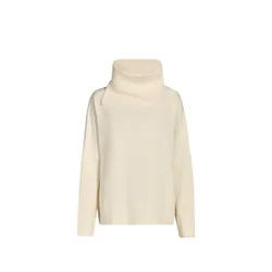 Pull large en coton et cachemire mélangés