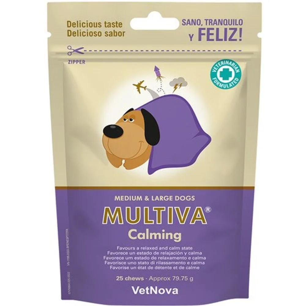 Alimento complementario para perros medianos-grandes Calming 30 chews - Multiva - FashionsVida