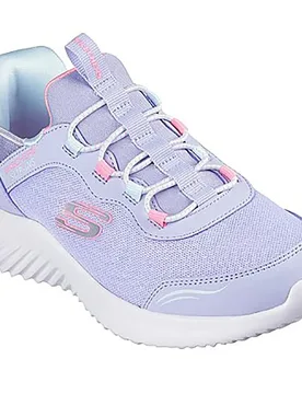 Sneaker Bounder Simple Cute Lavender Synthetic / Trim EU 36 - Skechers - FashionsVida