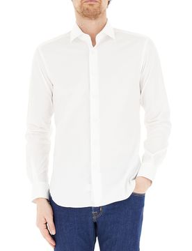 Camicia stretch slim fit BIANCO 40