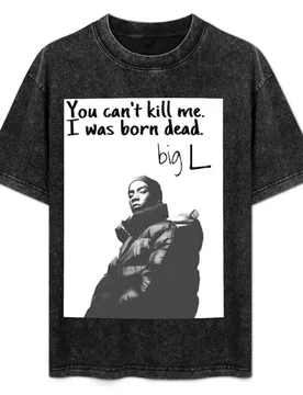 Big L quote T-Shirt All Match Basic Short Sleeve Top - Aliexpress - FashionsVida