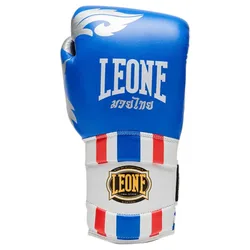 Gants De Boxe Artificiels Cuir Thai Style Blue 12 oz
