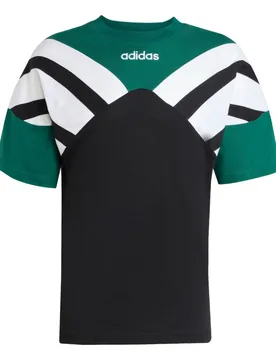 Archive Cutline T-Shirt - T-Shirt-kurzarm - schwarz / grün - Herren - Size: S - Adidas - FashionsVida