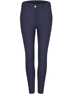 Kinder SoftShell Reithose CLEO Grip-S, darkblue 170