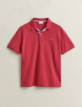 XL REG CONTRAST PIQUE SS POLO male - 5XL - FashionsVida