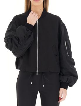 Bomber con zip LIU JEANS NERO XS