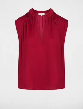 Blusa de mujer con escote pico - Morgan - FashionsVida