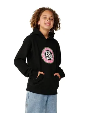 Felpa Con Cappuccio Streamline Black 12 Anni