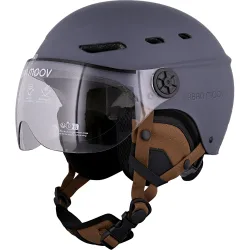Casco protector T'nB Urban Moov con visera y orejeras desmontables Talla M-L-XL