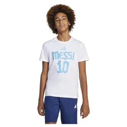 T-shirt à Manches Courtes Messi Name&number Graphic White 11-12 Années Garçon