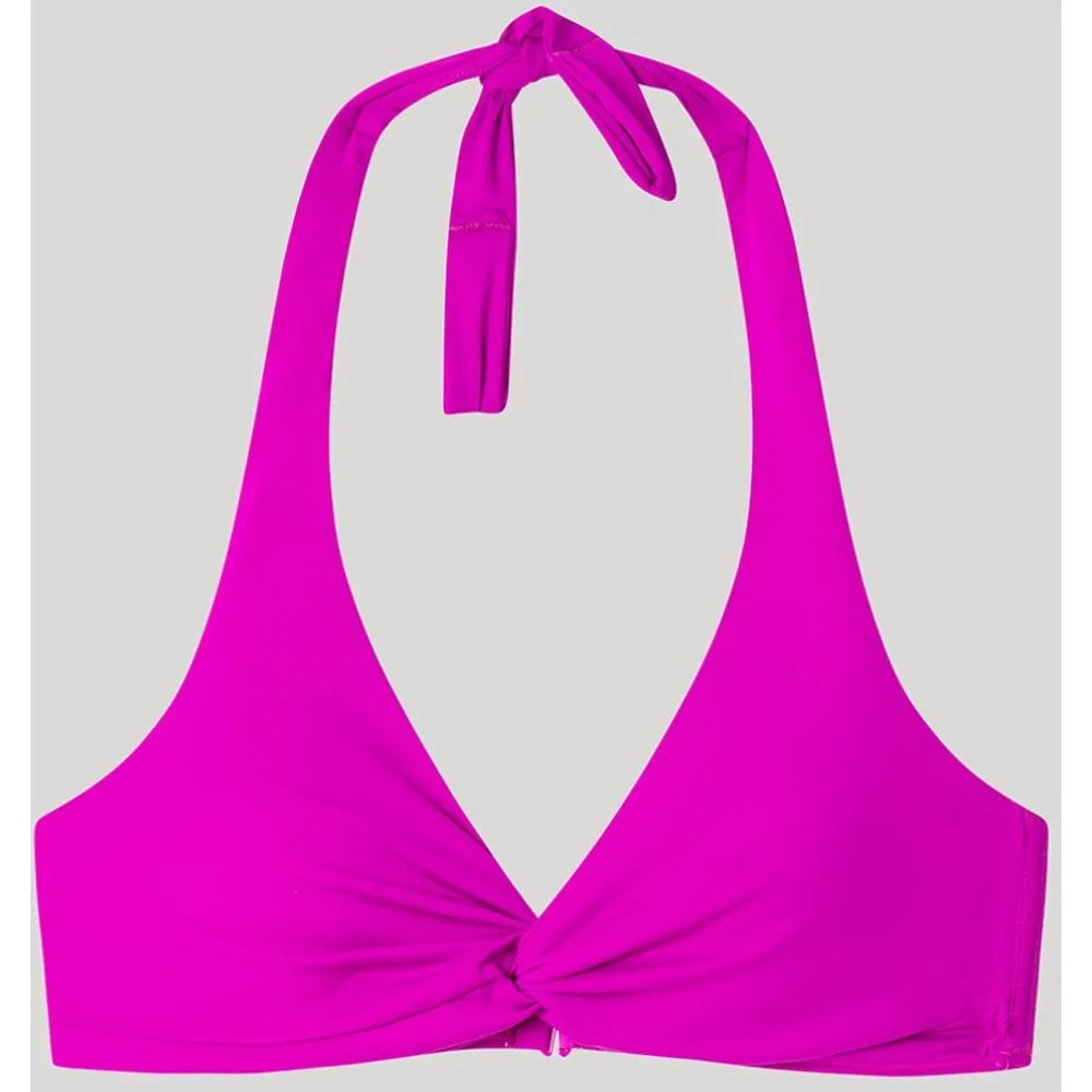 Top bikini triangular si aro y con foam extraíble - Gisela - FashionsVida