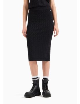 Para mujer. 8NYN9AYMH6Z1200 Falda midi (S), Casual, Viscosa