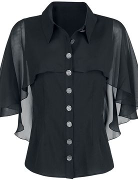 Bluse - Draco Blouse - XS bis 4XL - für Damen - Größe 4XL - schwarz - Frauen - female
