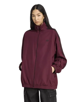 Firebird Women Track Tops - Red - Size XXS (0-2) - Poly Mesh - Red - Size: 2X-Small - Adidas - FashionsVida
