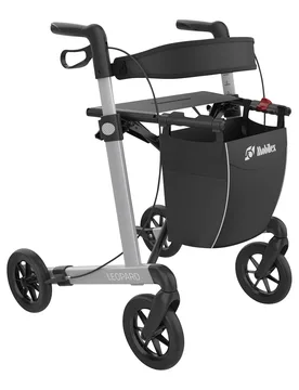 Rollator "Leopard“ silber schwarz - Mobilex - FashionsVida