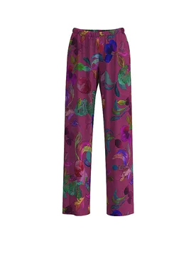 Pantaloni pigiama COSMIC GARDEN crushed berry bacca S - Mey - FashionsVida