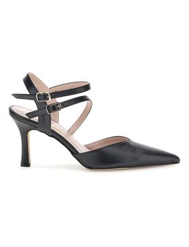 Décolleté nere con cinturino 3811S 39