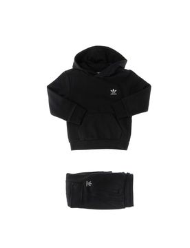Adidas Tuta felpata NERO 3-4A
