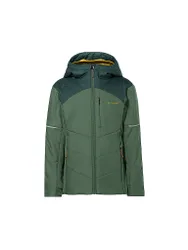 Kinder Hybridjacke Capacida II Hoodie olive 122-128 B