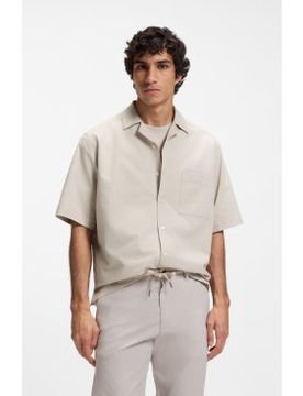 Para hombre. 50559315 Camisa Lapisy (S), Casual, Algodón, Manga corta