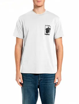 T-shirt à Manches Courtes M12be.011.00qmj Natural White 3XL