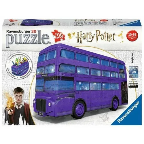 Harry Potter Knight Bus 3D Jigsaw Puzzle (216 piece) - Ravensburger - FashionsVida