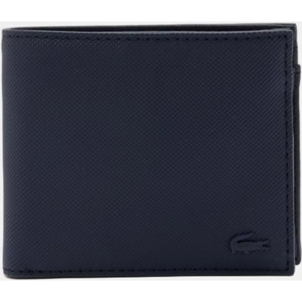 Cartera tipo americano en negro con detalle frontal - Lacoste - FashionsVida
