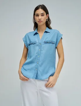 Camisa de mujer en Lightdenim - Salsa Jeans - FashionsVida