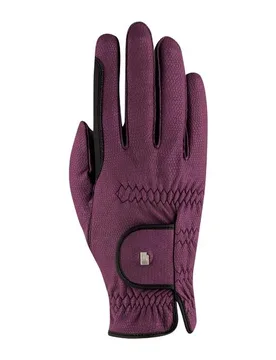 Reithandschuhe LONA RoeckGrip - grape wine 7 - roeckl - FashionsVida