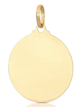 Ciondolo medaglia personalizzabile Oro giallo 803321732943
