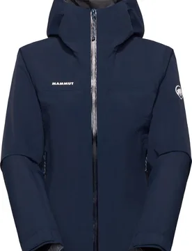 Veste imperméable - Crag HS Hooded Jacket Women Marine - Taille S - Navy - Mammut - FashionsVida