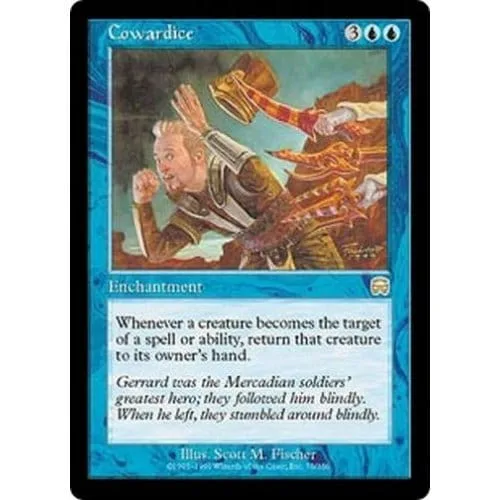 Cowardice (foil) Mercadian Masques - Magic: The Gathering - FashionsVida