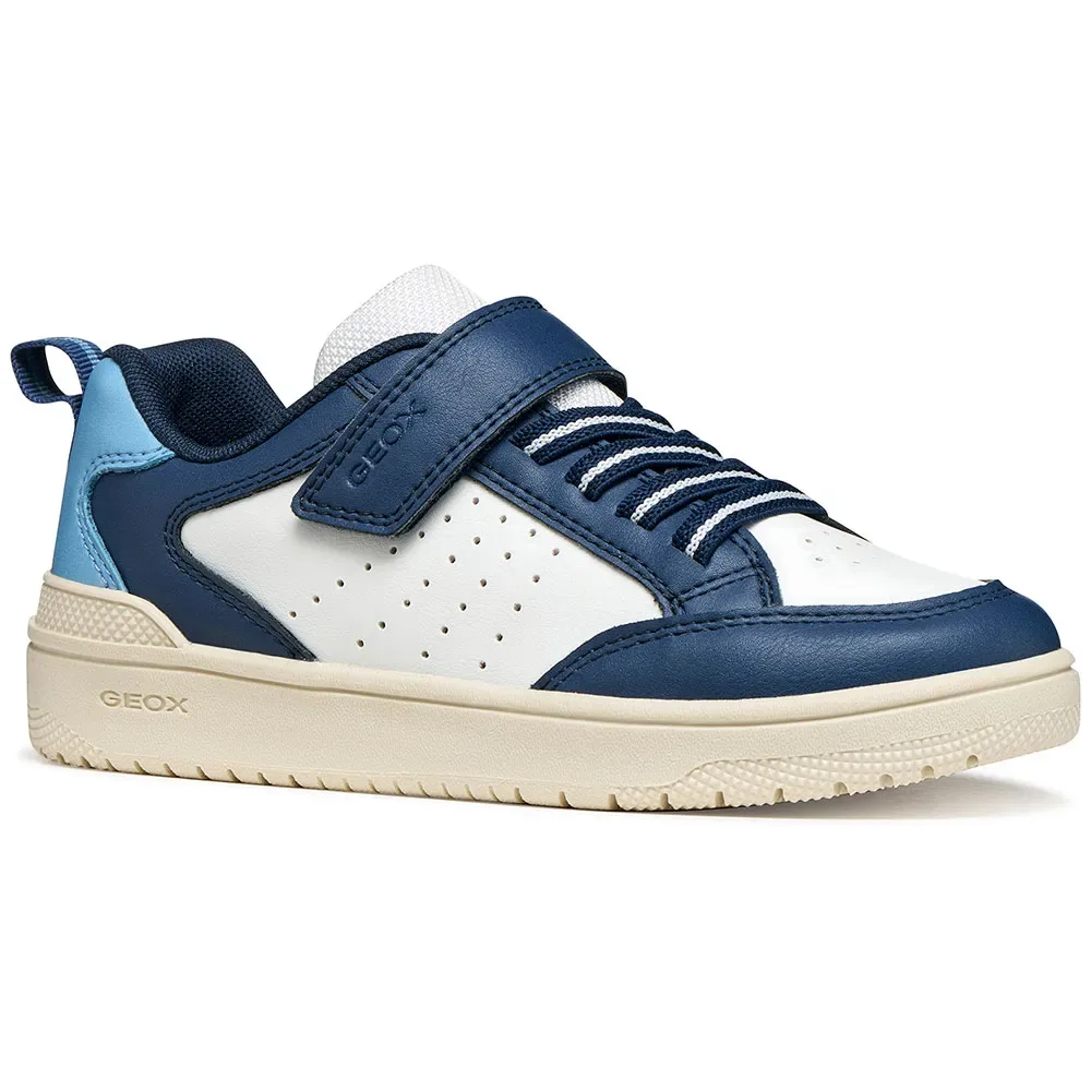 Sneakers Senza Lacci Junior Washiba White / Navy EU 35 - Geox - FashionsVida
