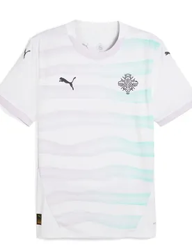 T-shirt à Manches Courtes Loin Iceland 25/26 Replica White / New Navy M