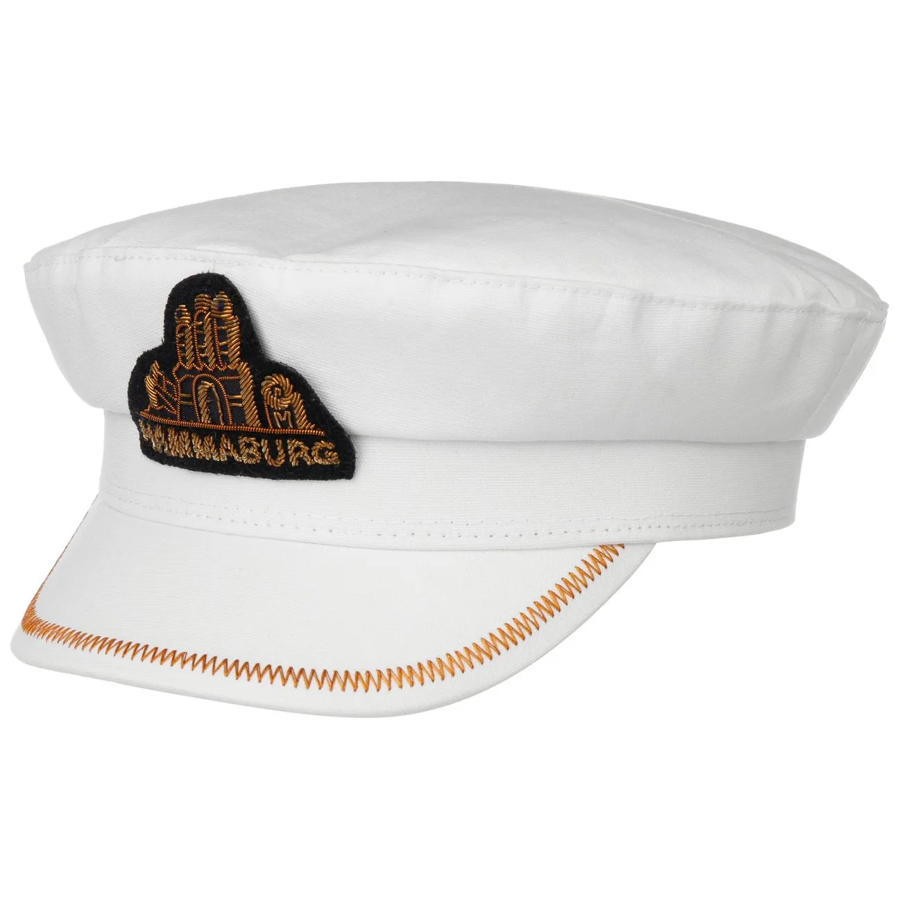 Captain´s Hat by - white - Female - Size: XL (60-61 cm) - Hammaburg - FashionsVida