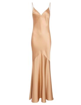 Vestiti da sera e cerimonia donna - abito donna - beige